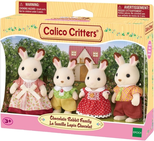 Calico Critters - Família Coelho Chocolate